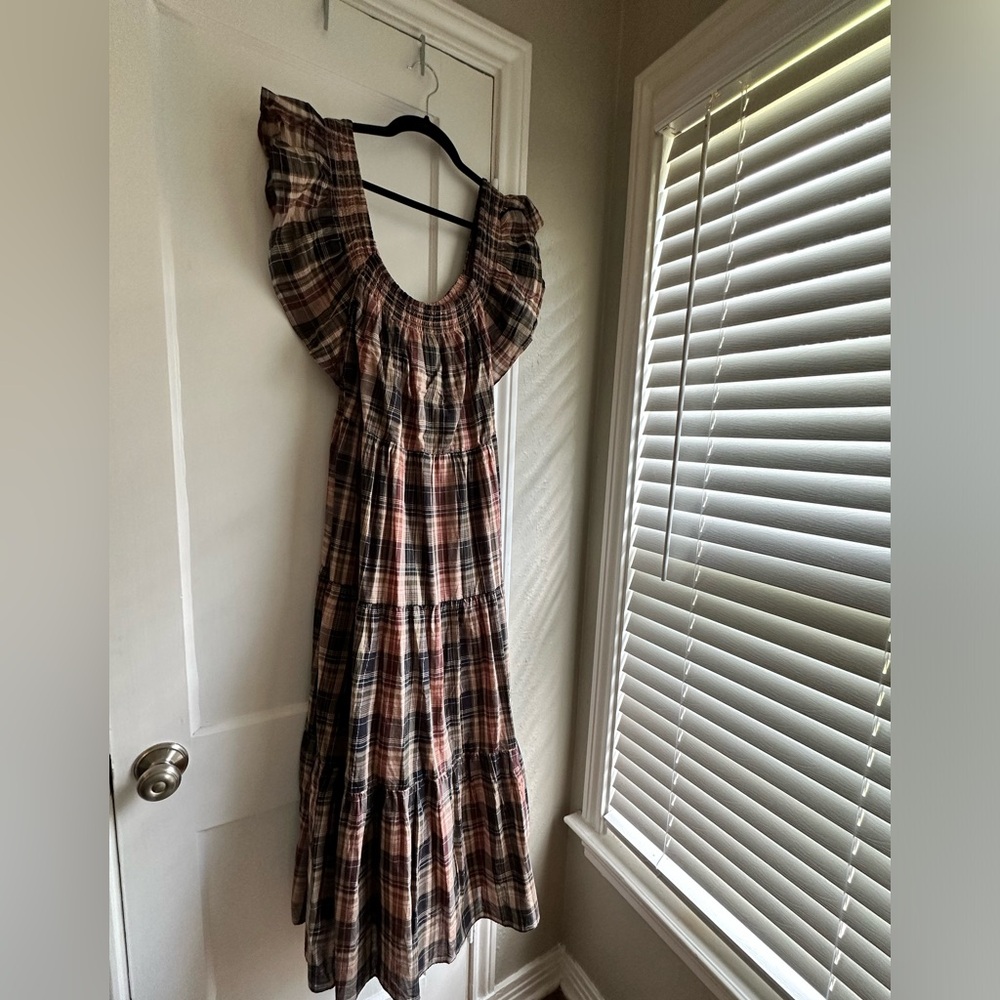NWT Madewell plaid fall dress